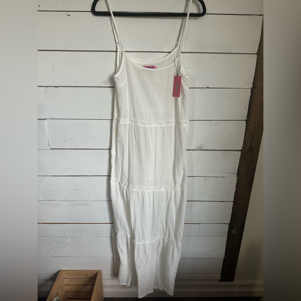Edikted White Maxi Dress